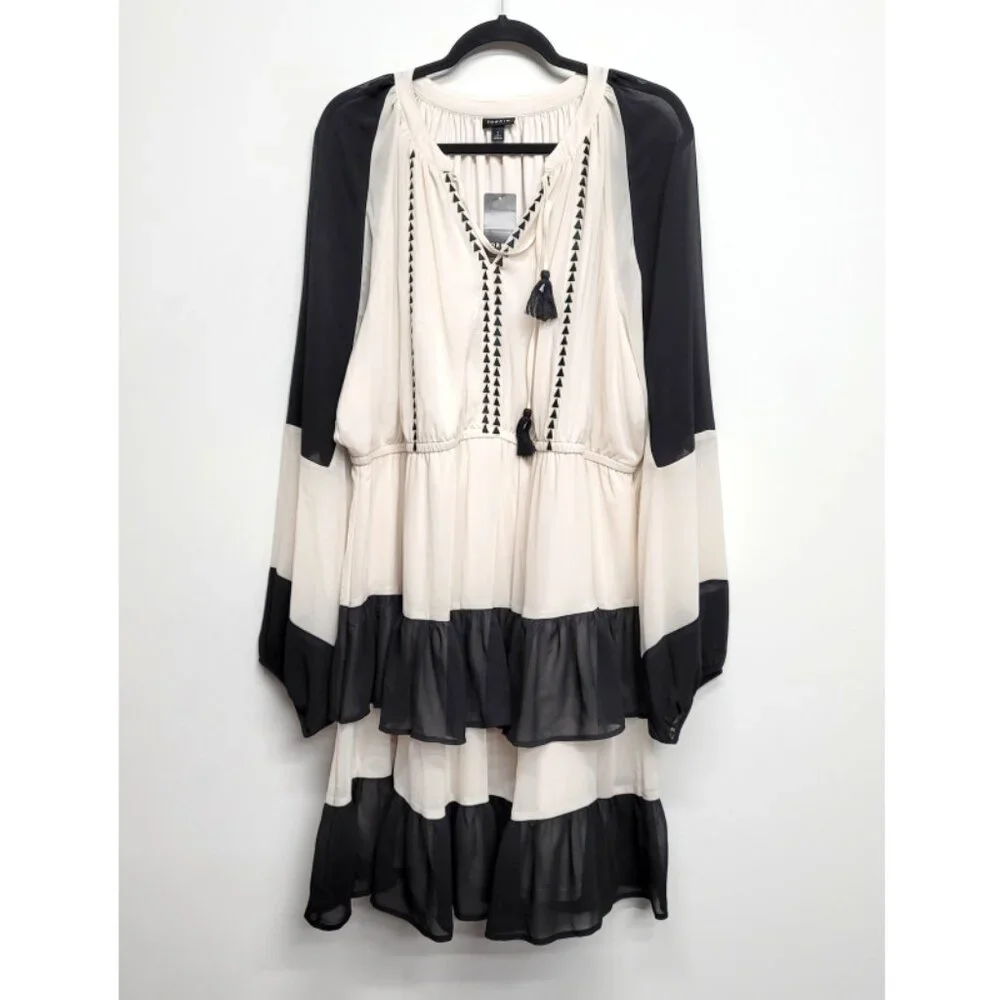 NWT Torrid 2 Mini Chiffon Double Tiered Dress 2X 18 20 - Picture 6 of 10